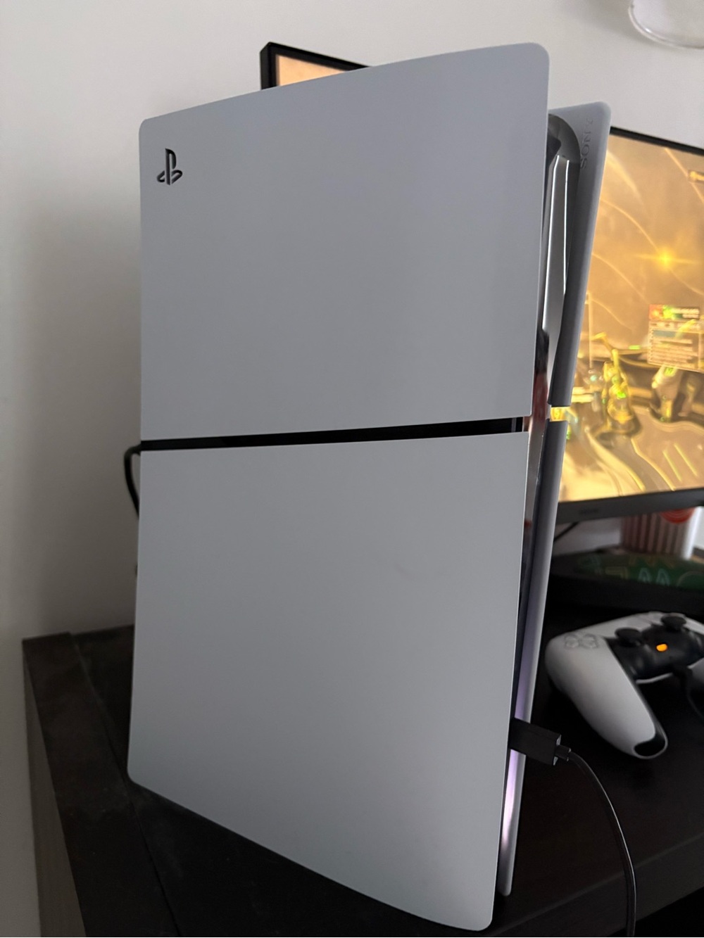 Sony PlayStation 5 Console in White with Black Accents
